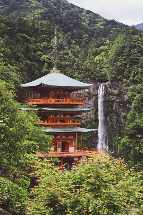 Photo of temple at Nachi-san, Japa  by Tom Vining, Unsplash